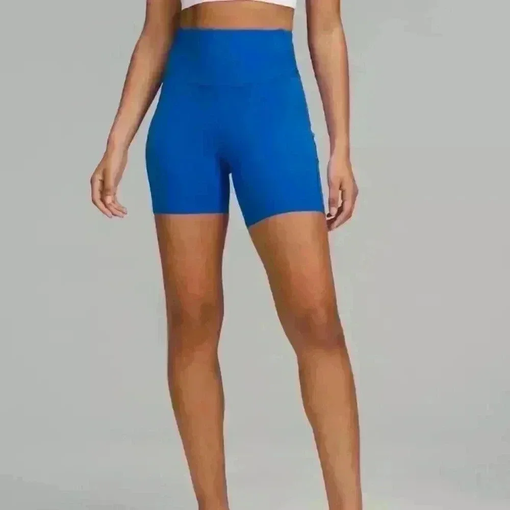 Lululemon Base Pace High-Rise Short 8" *Ribbed Nulux - Picture 2 of 6
